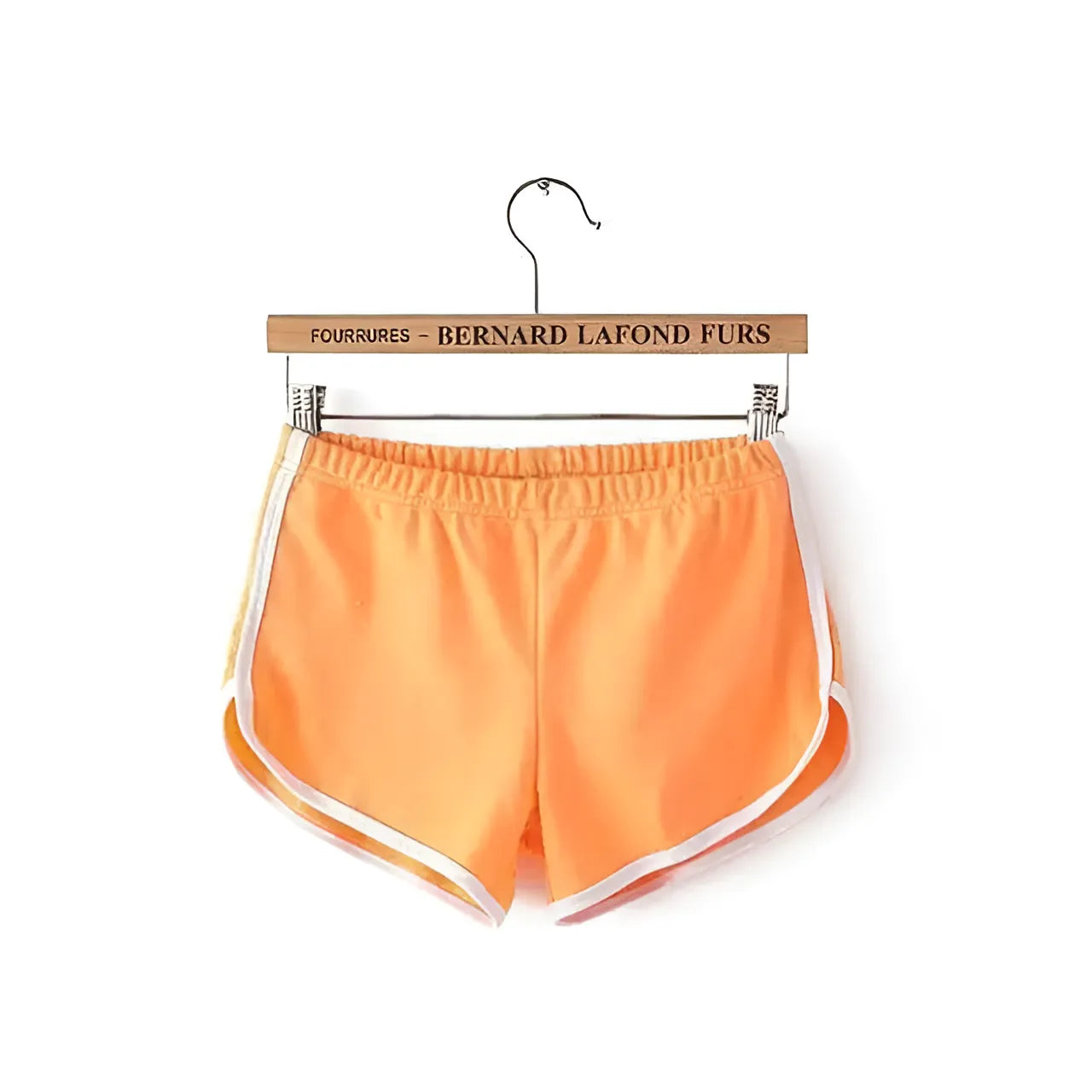 Orange Sporty Sleep Shorts