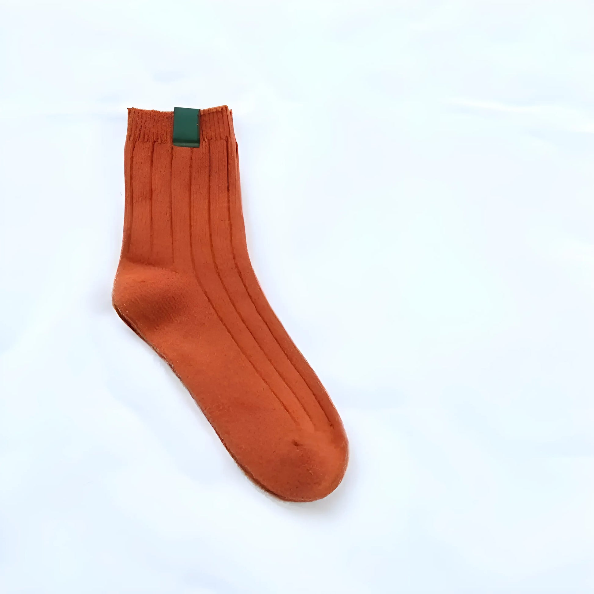 Orange Striped Socks