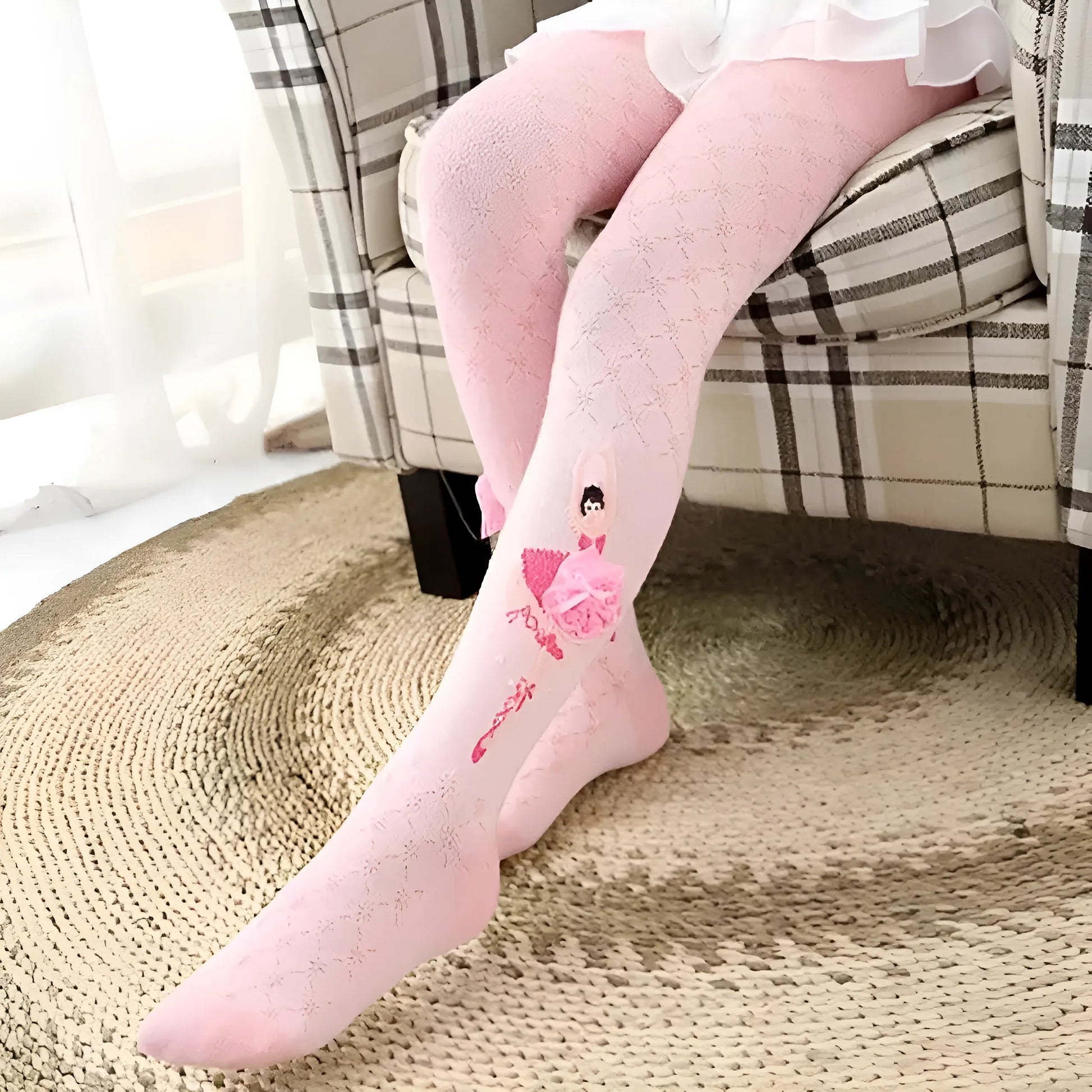 Pink Ballet Dancer Children's Tights