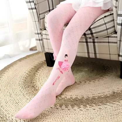 Pink Ballet Dancer Children's Tights