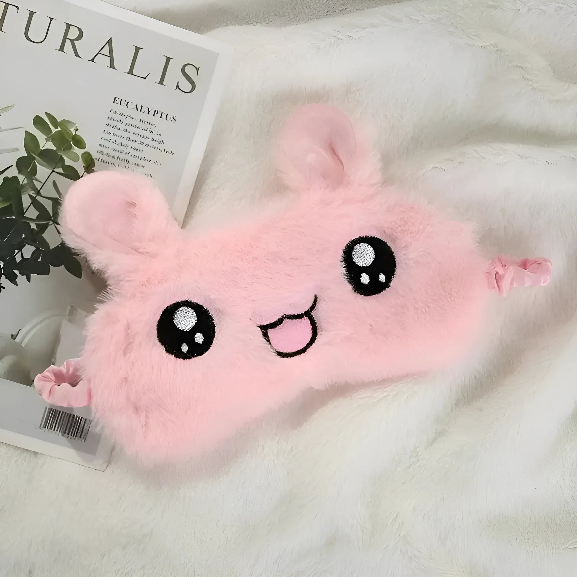 Pink Bunny Eye Mask