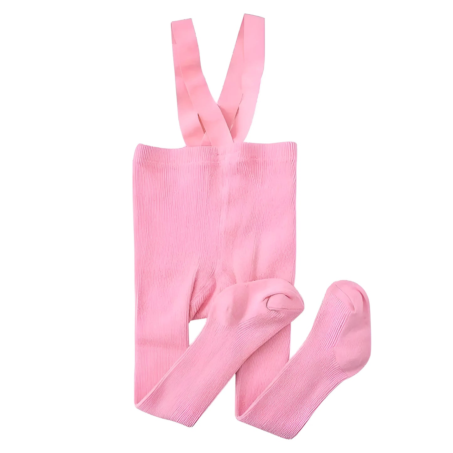 Pink Children's Suspender Tights