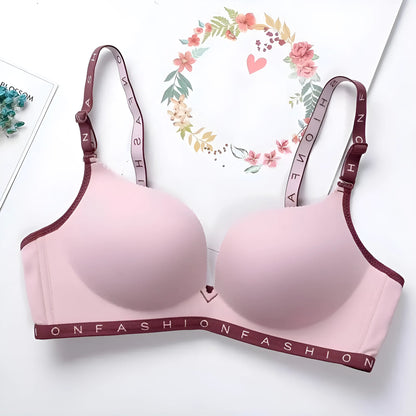 Pink Classic Seamless Push-Up Bra