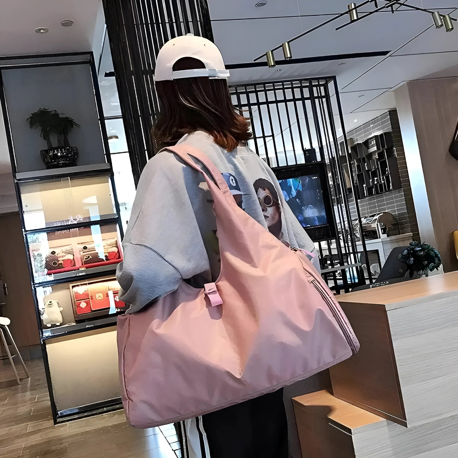 Pink Classic Sports Holdall