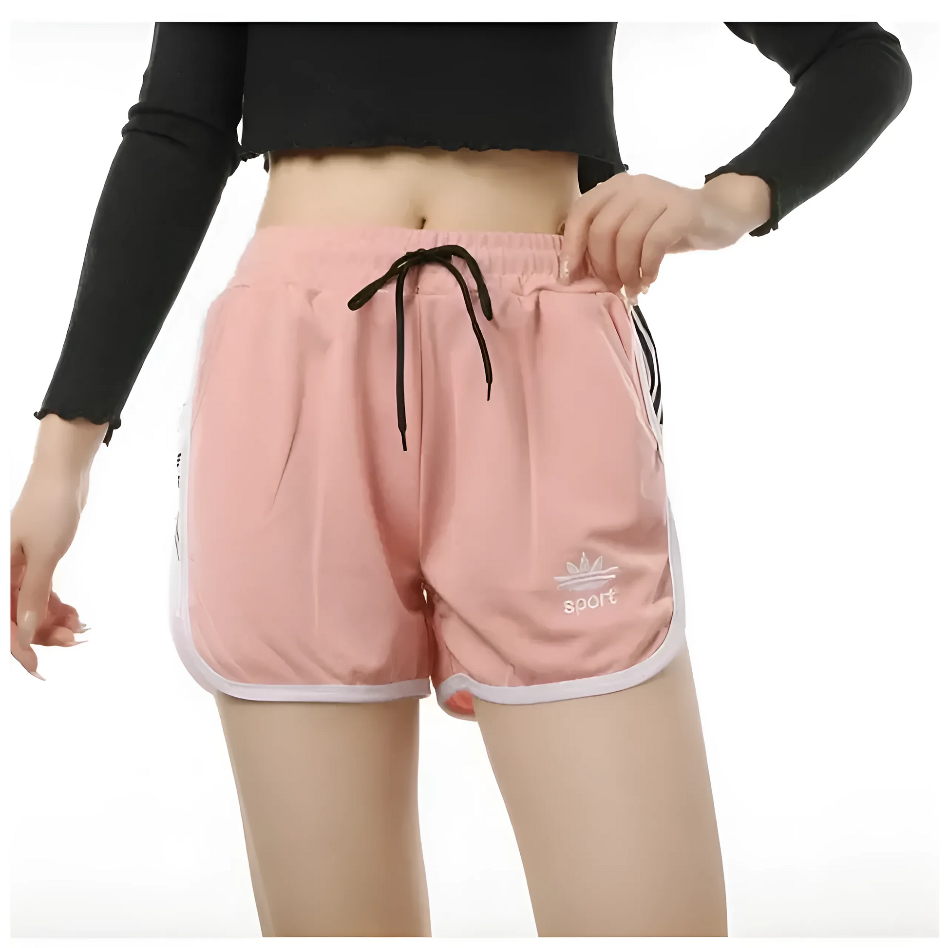 Pink Classic Sports Shorts