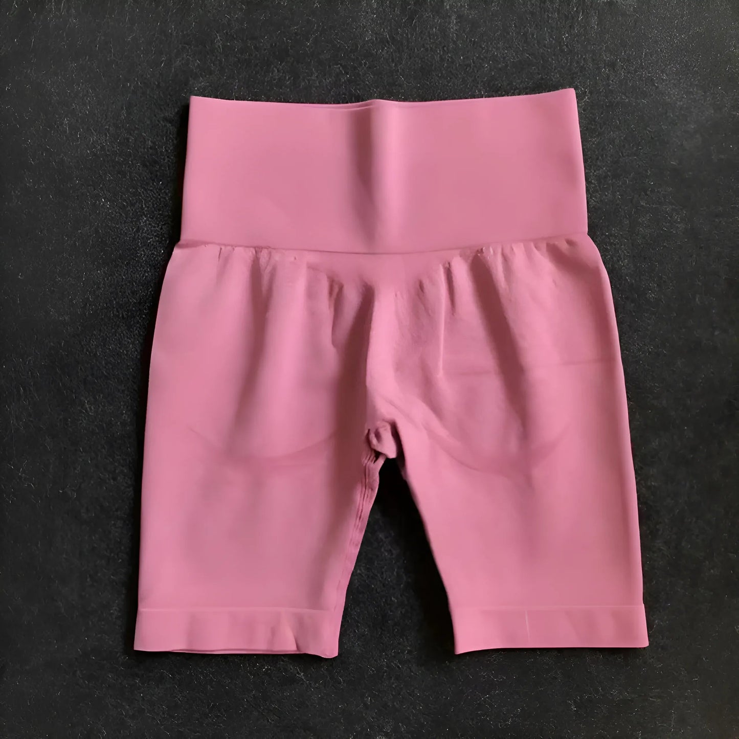 Pink Cycling Shorts in a Fitted Style