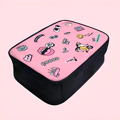 Pink Large Travel Cosmetic Bag