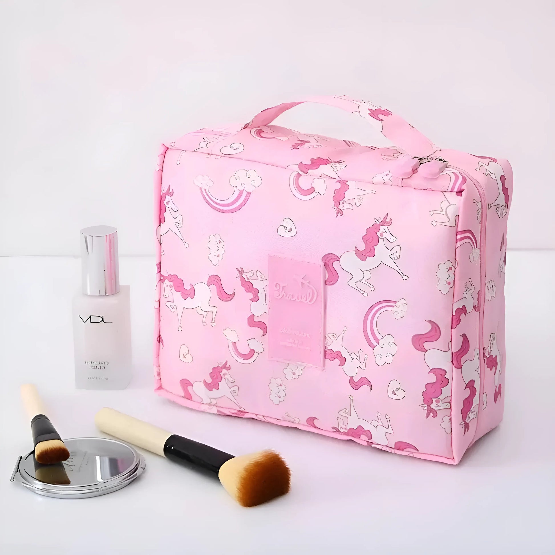 Pink Multi-Functional Cosmetic Case - Vanity Box