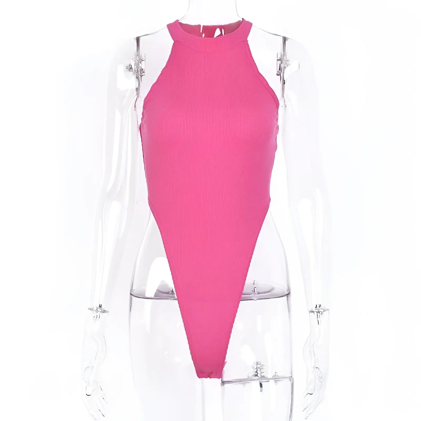 Pink Neon-Coloured Body Suit