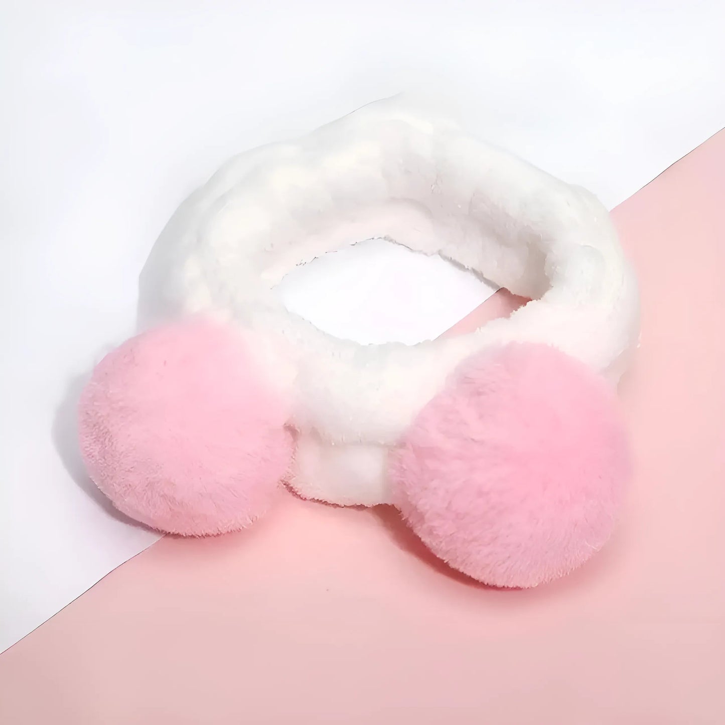 Pink Pom Pom Hairband