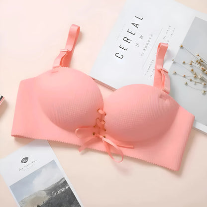 Pink Push-Up Bra with Adjustable Straps