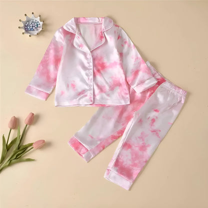 Pink Silk Children's Pyjamas