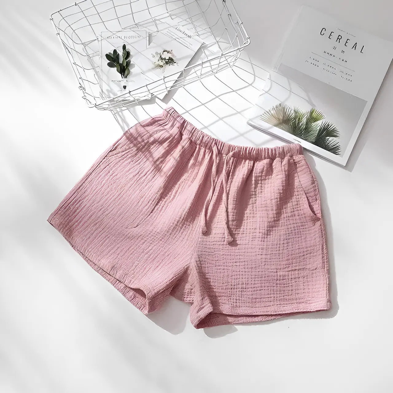 Pink Sleep Shorts