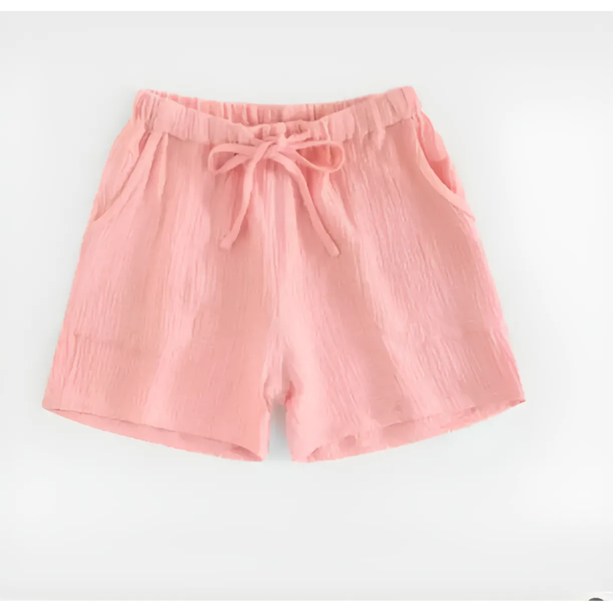 Pink Tied Sleep Shorts