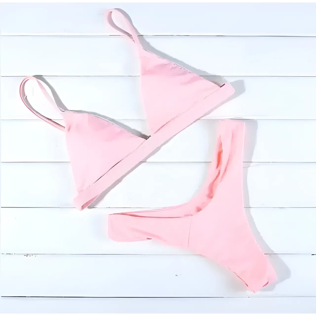 Pink Two-Piece Swimsuit