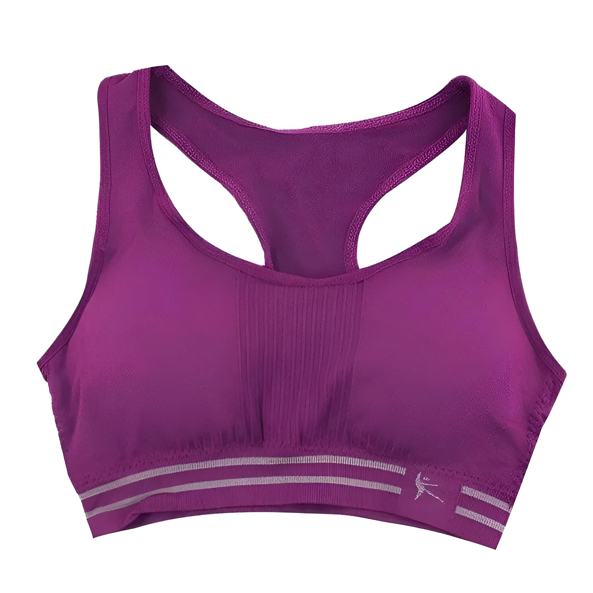 Purple Breathable Sports Bra