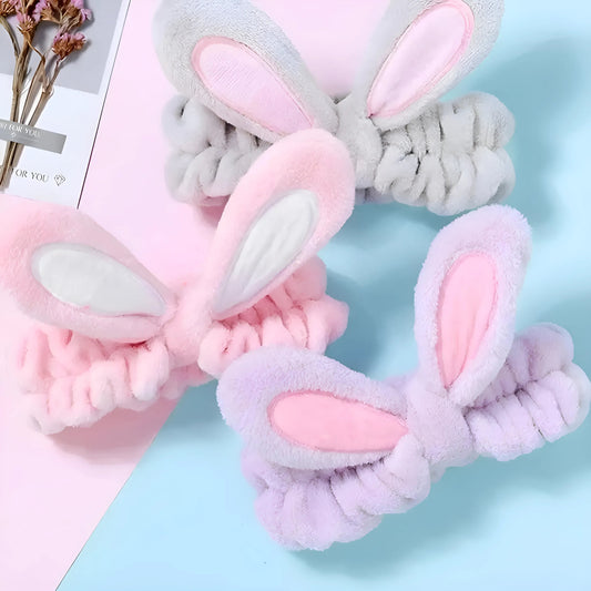 Purple Bunny Ear Headband