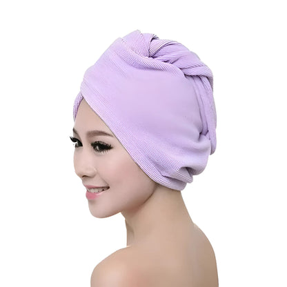 Purple Classic Hair Towel