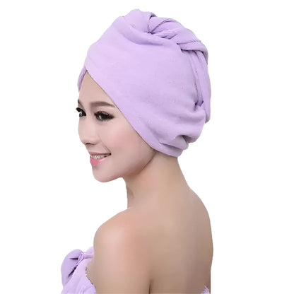 Purple Classic Hair Towel