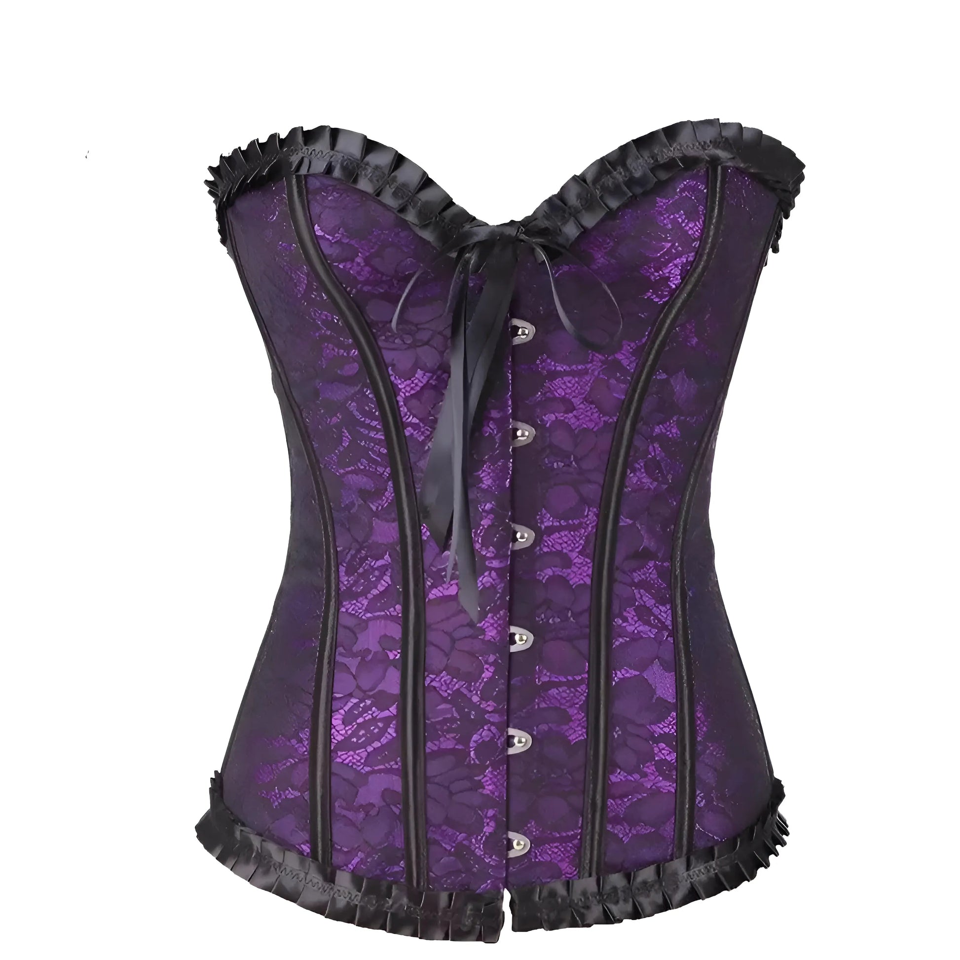 Purple Lace Women's Corset