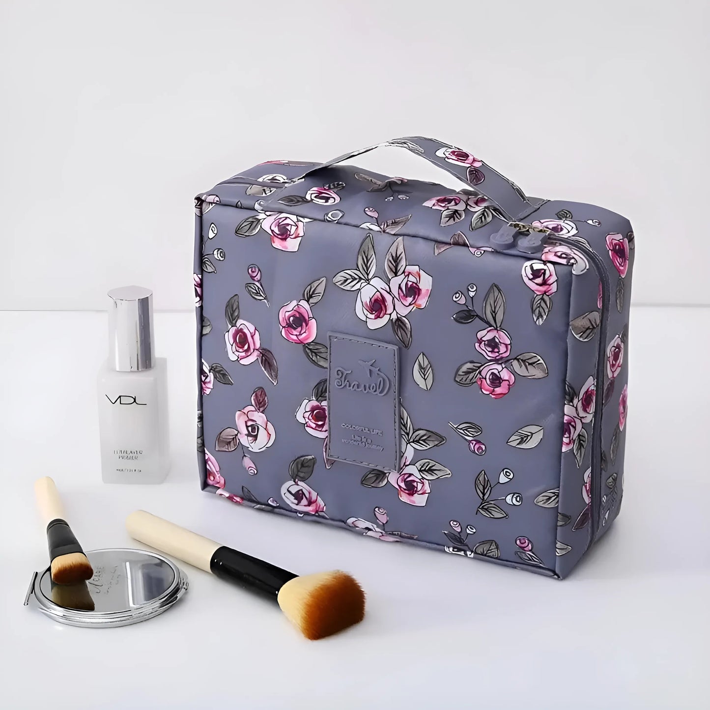 Purple Multi-Functional Cosmetic Case - Vanity Box