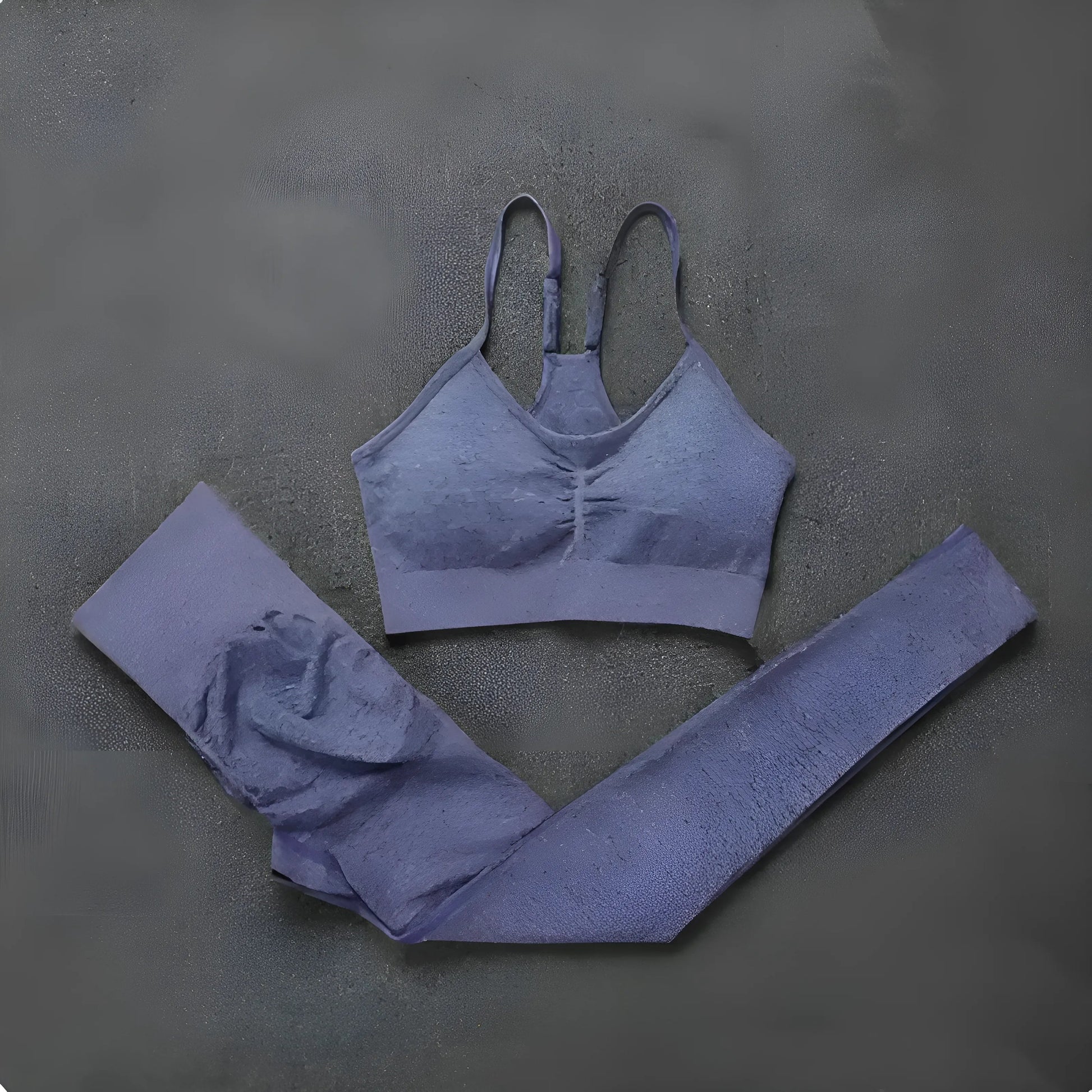 Purple Slim Strap Sports Set