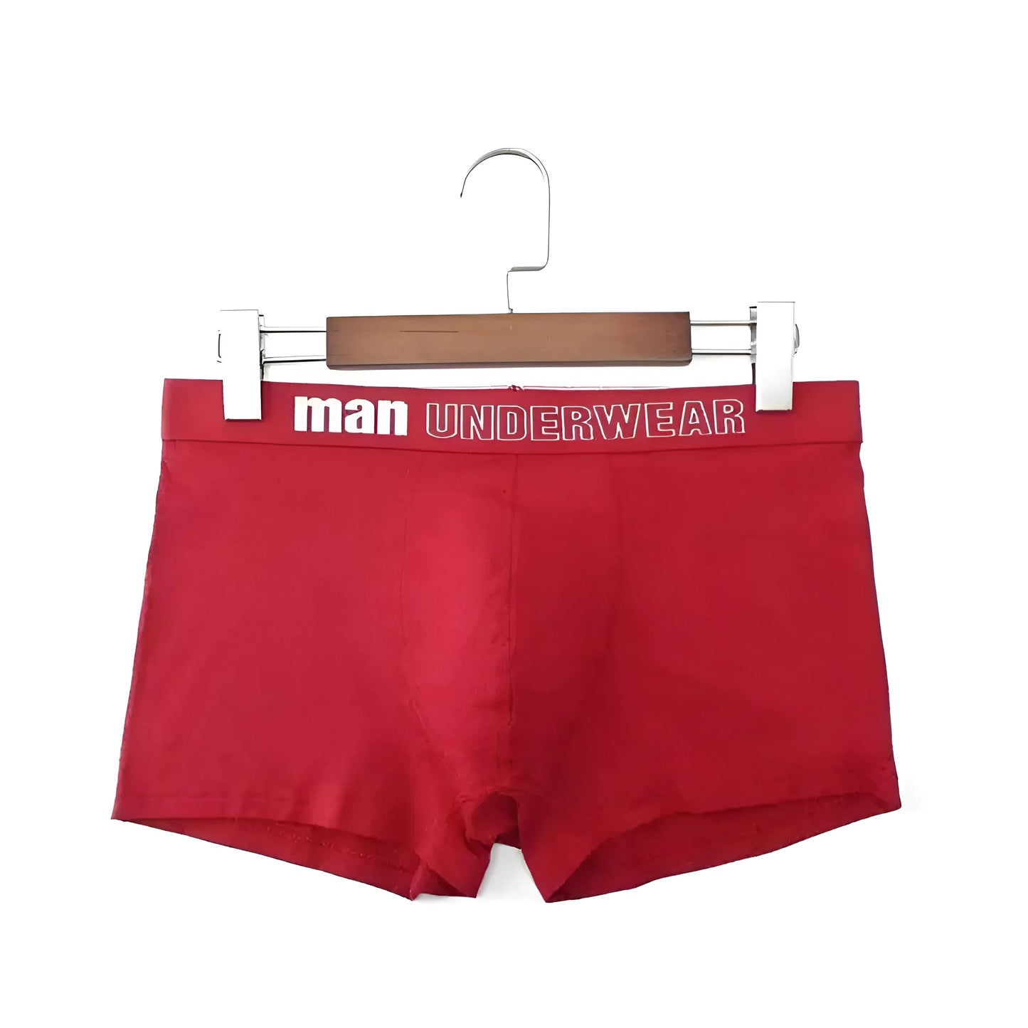 Red Classic Men's Boxer Shorts by Manunderwear