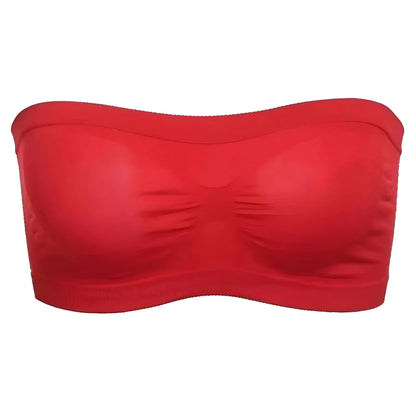 Red Classic Universal Bandeau Bra