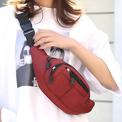 Red Classic Waist Bag