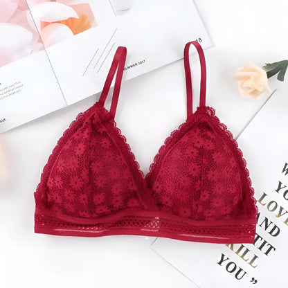 Red Lace Bralette