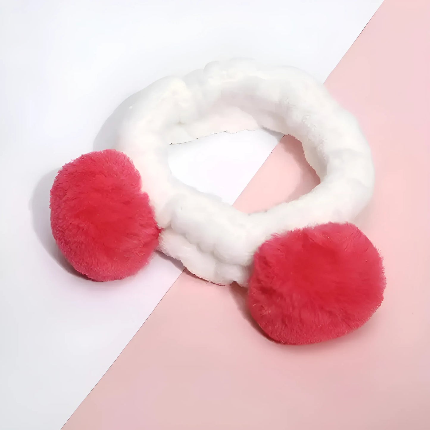 Red Pom Pom Hairband