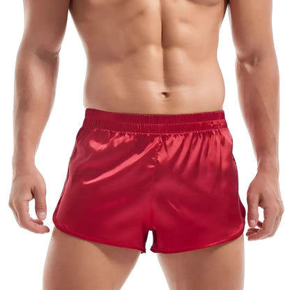 Red Satin Men's Boxer Shorts