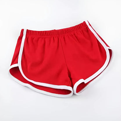 Red Sporty Sleep Shorts