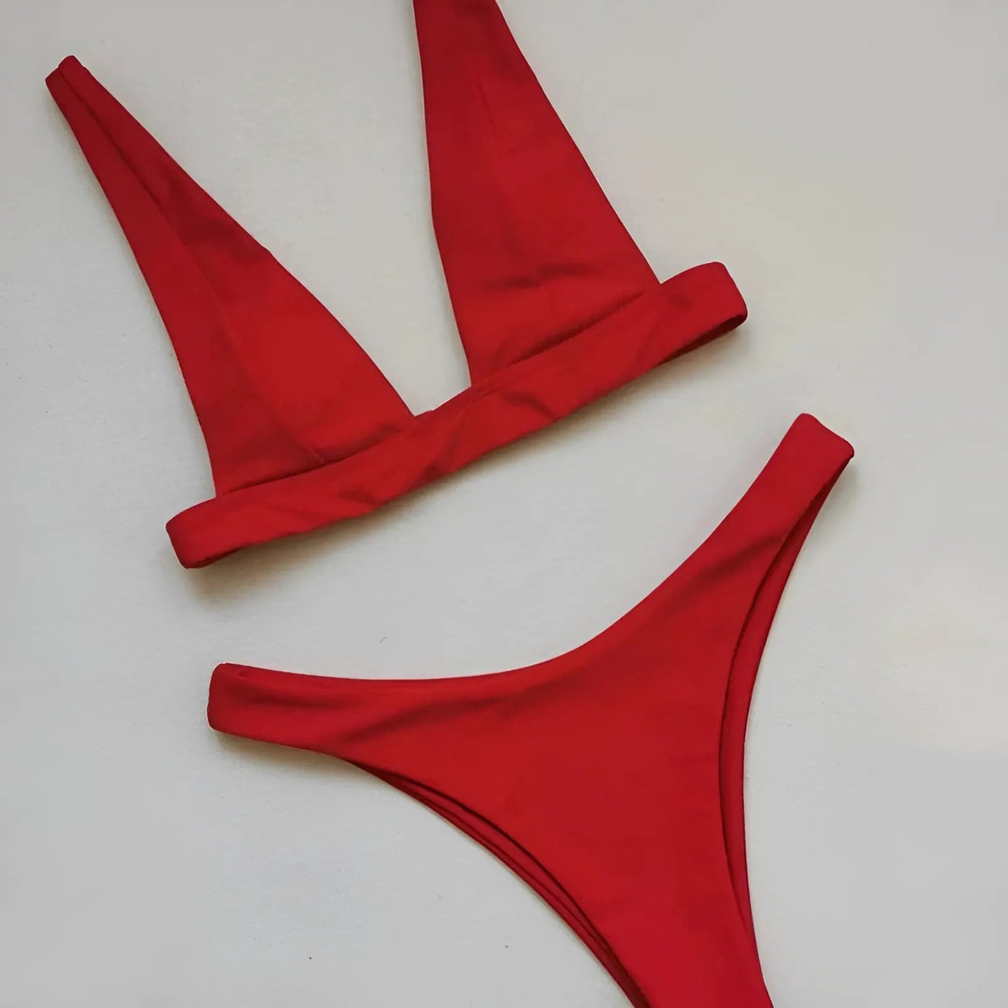 Red Universal Two-Piece Swimsuit