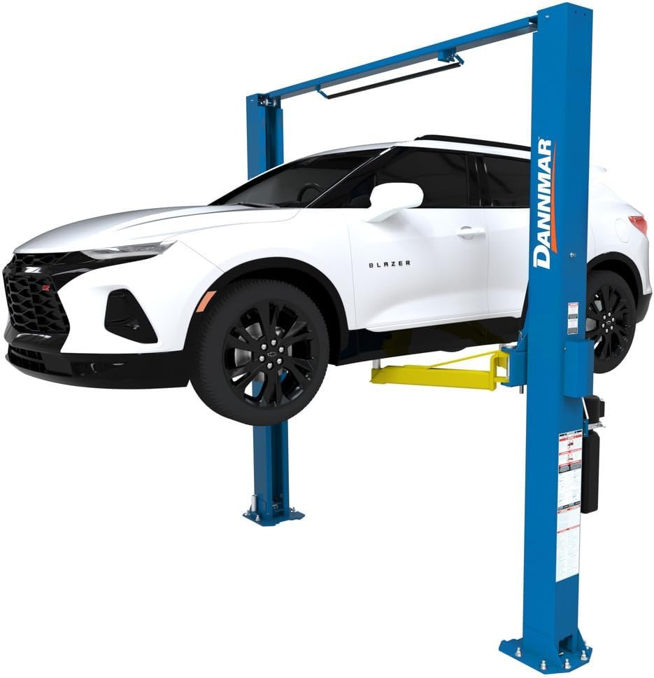 Dannmar D2-10C Symmetric Two-Post Car Lift 10000 Lb Capacity Steel