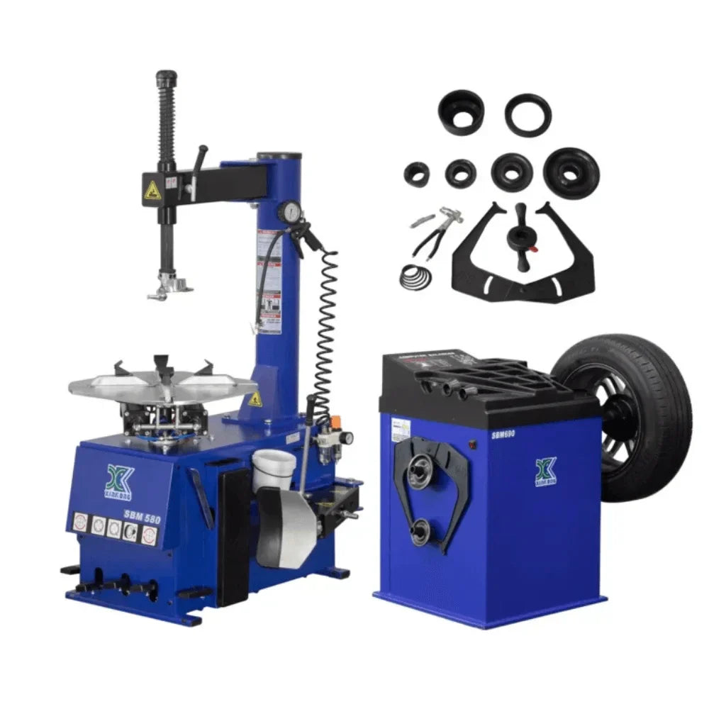 Designasofadfw 2.0 HP Tire Changer & Wheel Balancer Combo 580/690