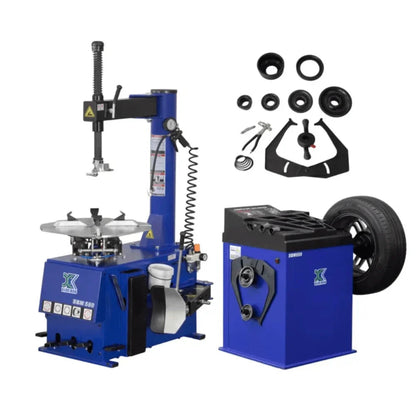Designasofadfw 2.0 HP Tire Changer & Wheel Balancer Combo 580/690