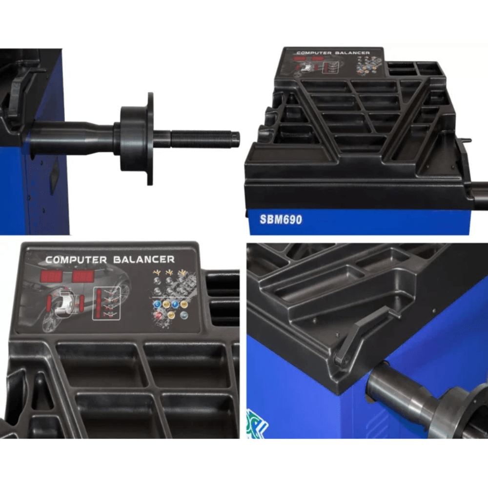 Designasofadfw 2.0 HP Tire Changer & Wheel Balancer Combo 580/690