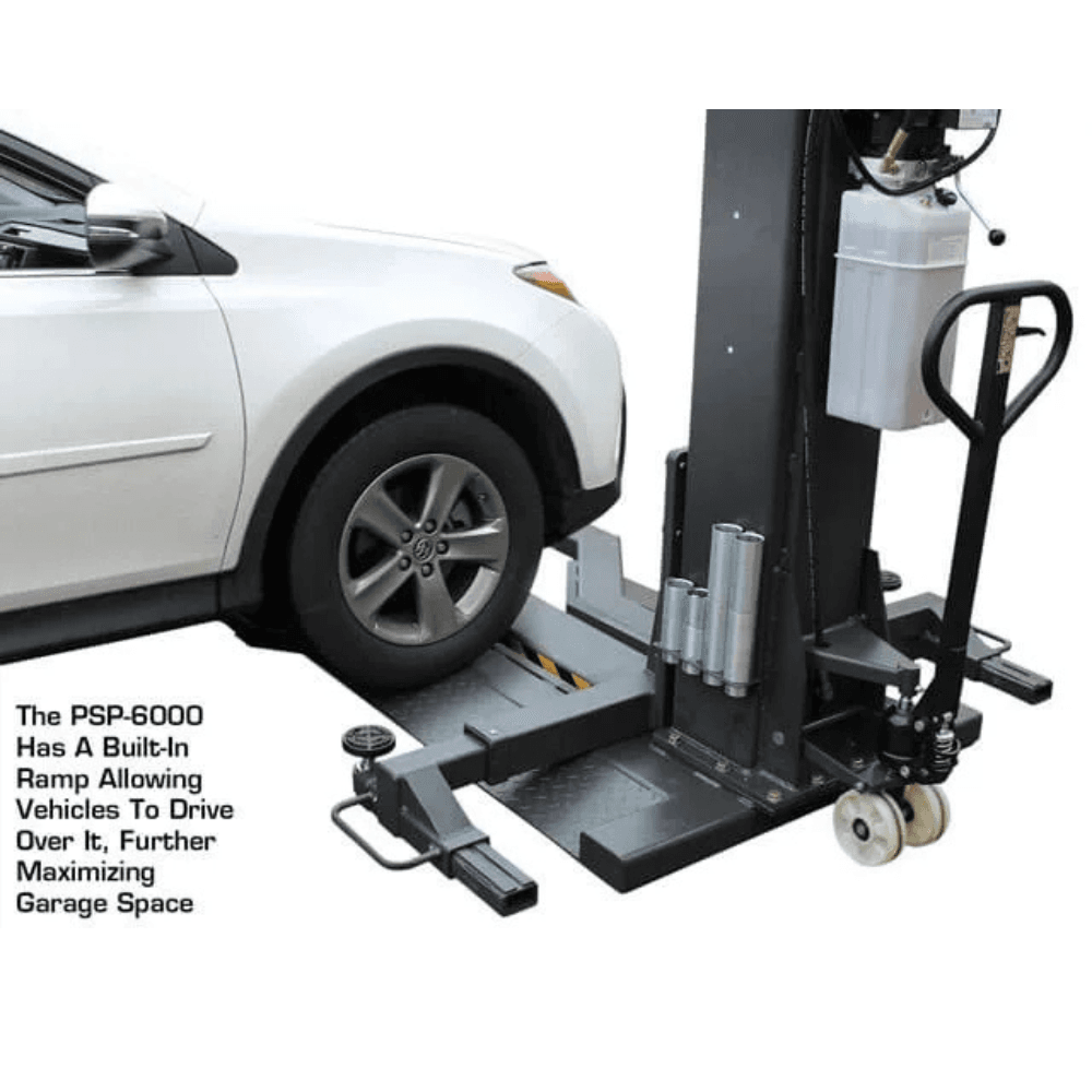 Atlas PSP-6000 6,000 lbs. Portable Single-Post Car Lift System