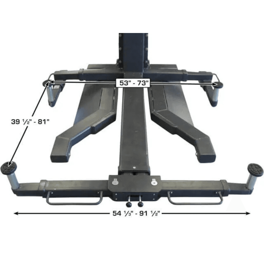 Atlas PSP-6000 6,000 lbs. Portable Single-Post Car Lift System
