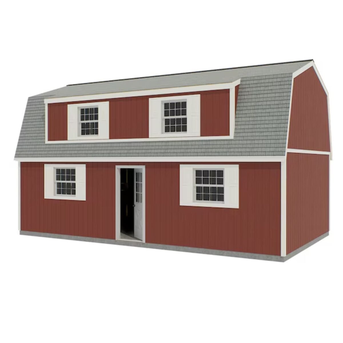 Best Barns Camp Reynolds 16' x 32' Two-Story Gambrel Wood Storage Shed