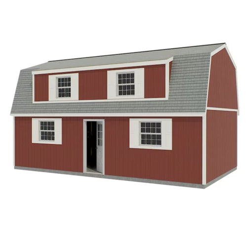 Best Barns Camp Reynolds 16' x 32' Two-Story Gambrel Wood Storage Shed