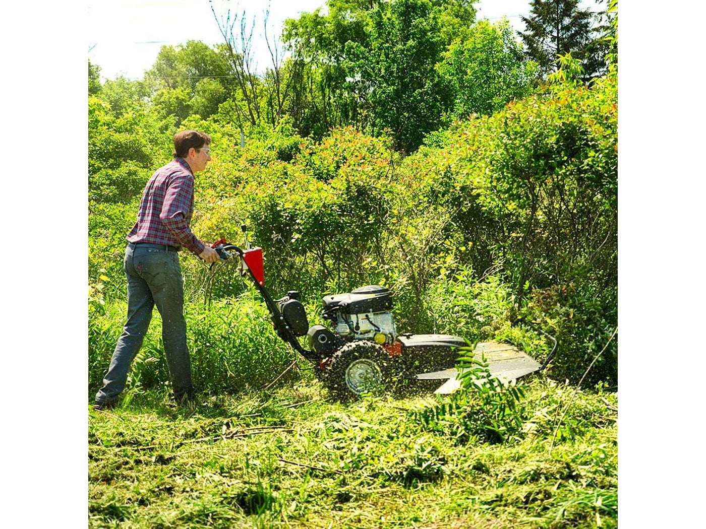 DR Power Equipment PRO MAX34 34-Inch 20 HP Walk-Behind Field and Brush Mower