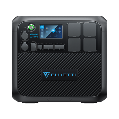 Bluetti AC200MAX 2200W Solar Generator 2048Wh with 350W Solar Panel
