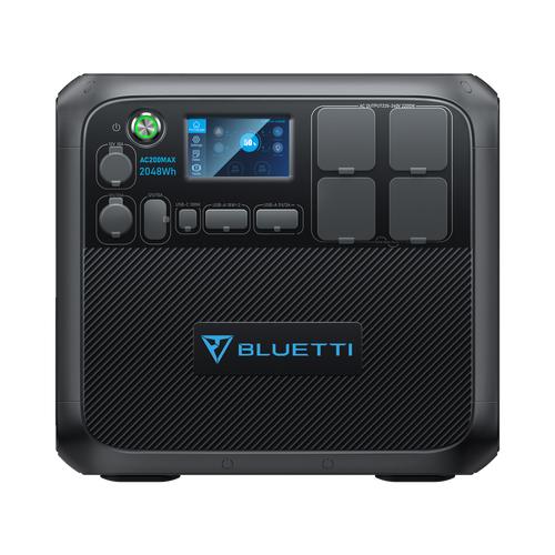 Bluetti AC200MAX 2200W Solar Generator 2048Wh with 350W Solar Panel