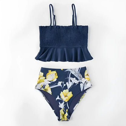  Two-Piece Ruffled Bikini Set