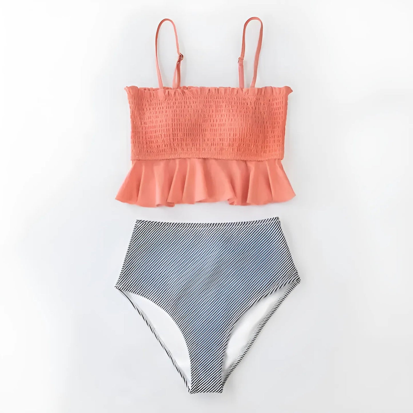  Two-Piece Ruffled Bikini Set