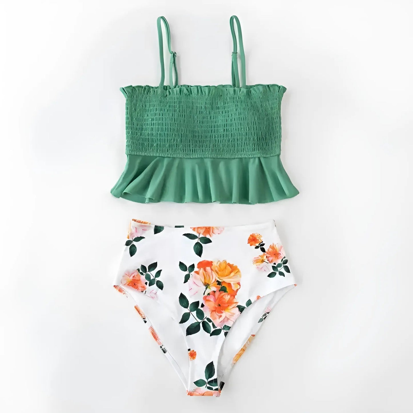  Two-Piece Ruffled Bikini Set