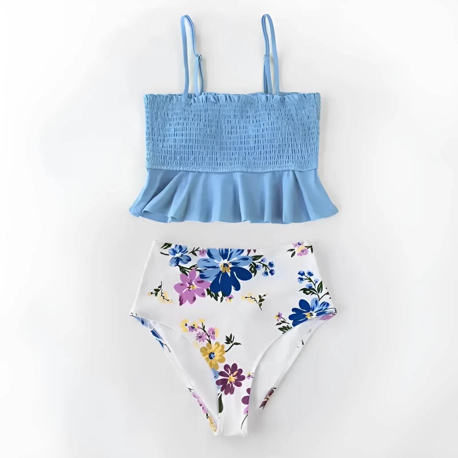  Two-Piece Ruffled Bikini Set