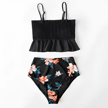  Two-Piece Ruffled Bikini Set